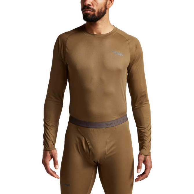 Sitka Core Lightweight Crew LS, Coyote
