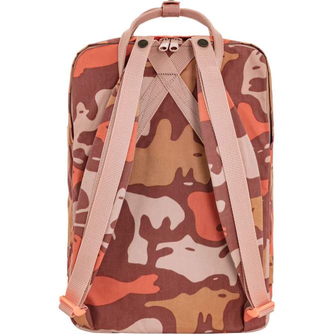Fjallraven Kanken Graphics Laptop 15L, ChalkRose-Hidden Animals