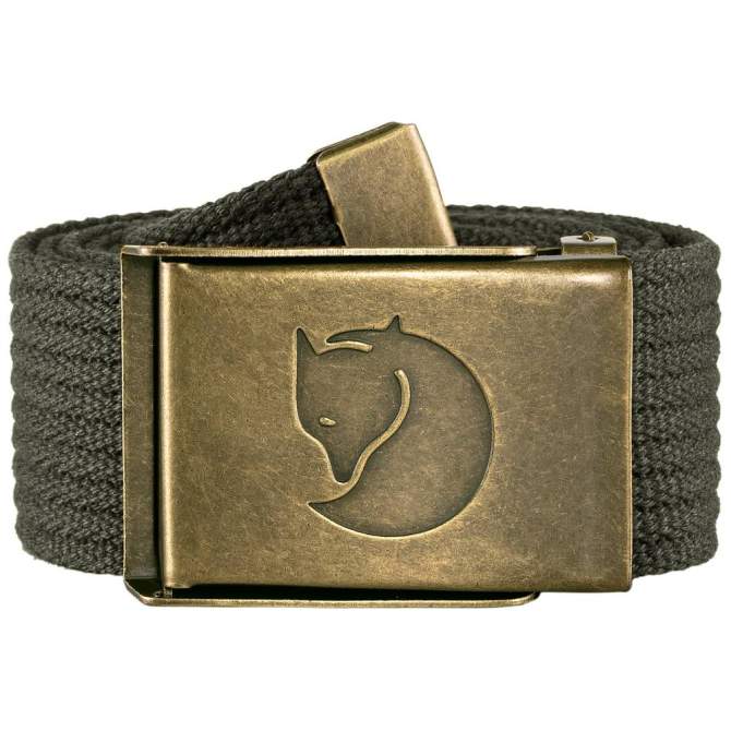 Fjallraven Canvas Brass Belt 4 см, Mountain Grey