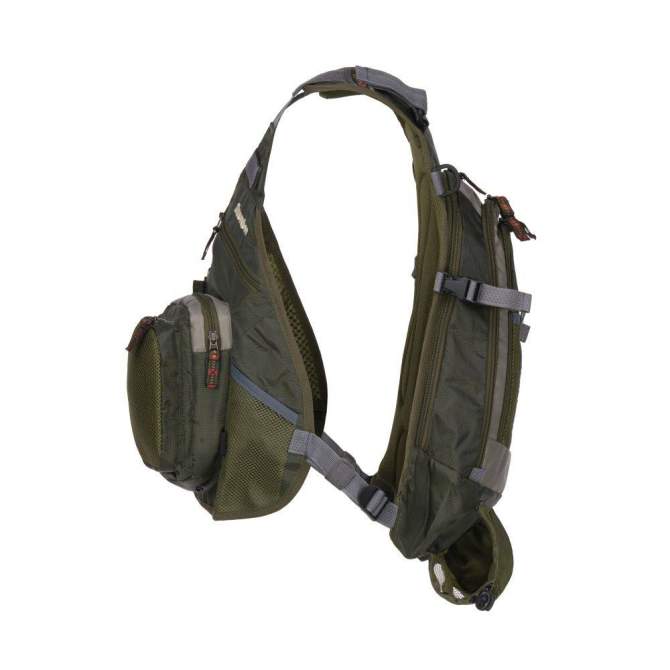 Snowbee Fly Vest With Backpack, Sage Green