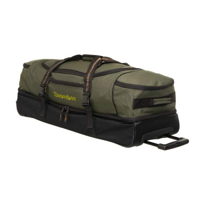 Snowbee XS Travel Rolling Bag 102L, Olive