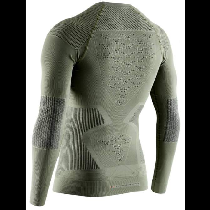 X-BIONIC OUTDOOR ENERGIZER 4.0 SHIRT LG SL, Olive Green-Anthracite