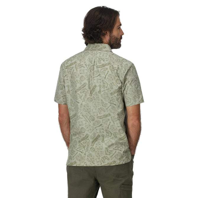 Simms Tailout SS Shirt, Camp Pale Pine