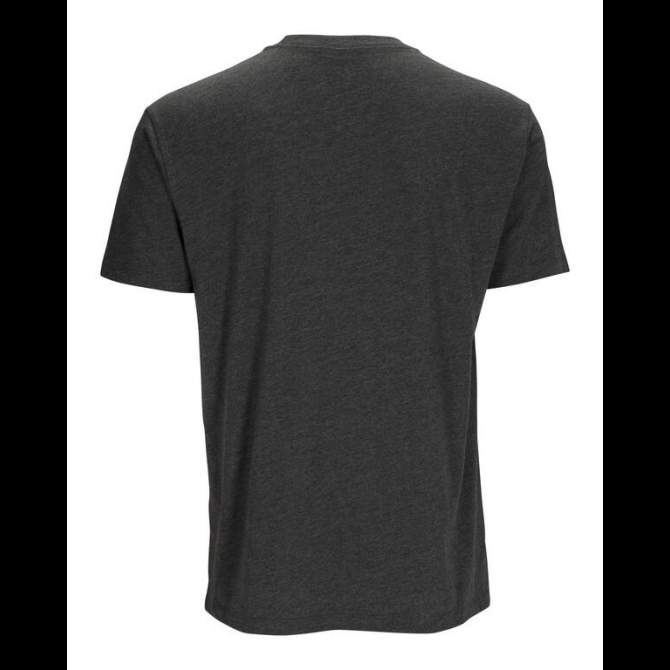 Simms Trout Outline T-Shirt, Charcoal Heather