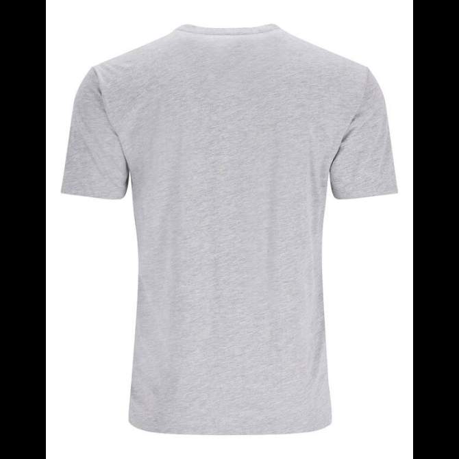 Simms Wood Trout Fill T-Shirt, Grey Heather