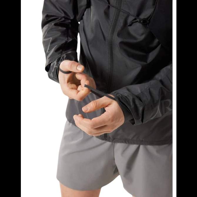Arcteryx Norvan Windshell Hoody, Black-Graphite