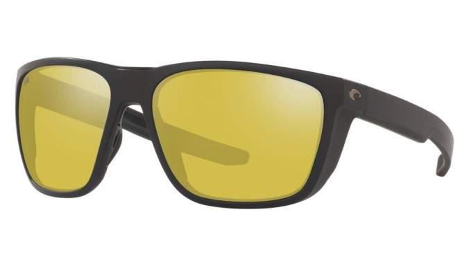 Costa Ferg Sunrise Silver Mirror 580G, Matte Black Frame