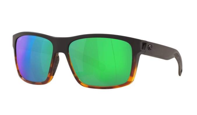 Costa Slack Tide Green Mirror 580P, Matte Black Frame