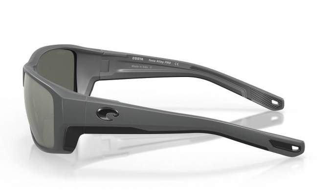 Costa Tuna Alley Pro Gray Silver Mirror 580G, Matte Gray