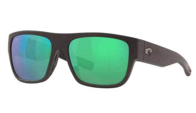 Купить Costa Sampan Green Mirror 580G, Matte Black Frame Costa Sampan Green Mirror 580G, Matte Black Frame