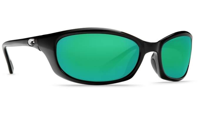 Очки Costa, Harpoon, Green Mirror 580P, Shiny Black Frame