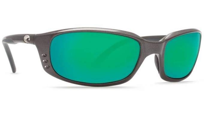 Купить Очки Costa, Brine, Green Mirror 580P, Gunmetal Frame Очки Costa, Brine, Green Mirror 580P, Gunmetal Frame