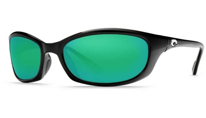 Очки Costa, Harpoon, Green Mirror 580P, Shiny Black Frame