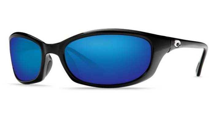 Очки Costa, Harpoon, Blue Mirror 580P, Shiny Black Frame