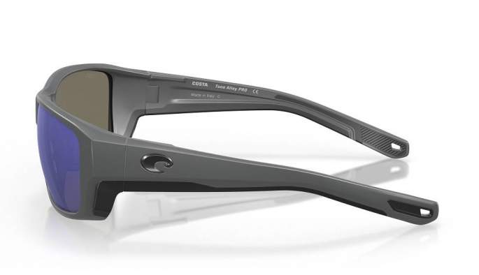 Costa Tuna Alley Pro Blue Mirror 580G, Matte Gray