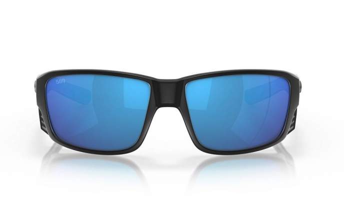 Costa Tuna Alley Pro Blue Mirror 580G, Matte Black