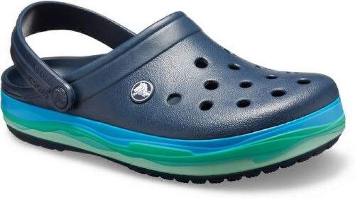 CROCS Crocband Wavy Band Clog Navy-Multi