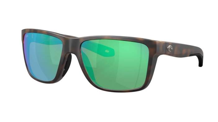 Costa Broadbill II Green Mirror 580G, Matte Tortoise