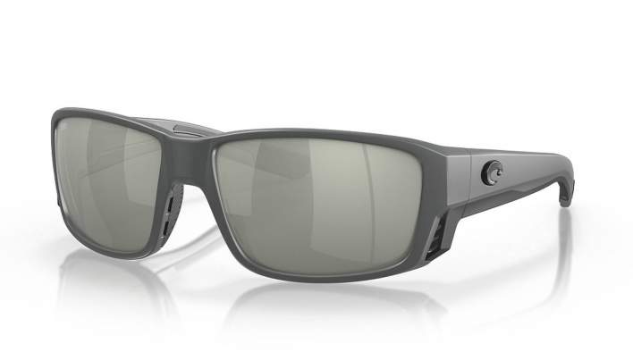 Costa Tuna Alley Pro Gray Silver Mirror 580G, Matte Gray
