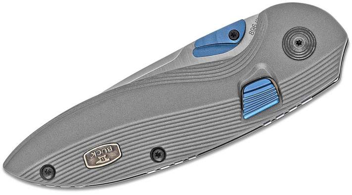 Купить Buck 896 RapidFire Auto Aluminum Gray, клинок P 7,6 см Buck 896 RapidFire Auto Aluminum Gray, клинок P 7,6 см