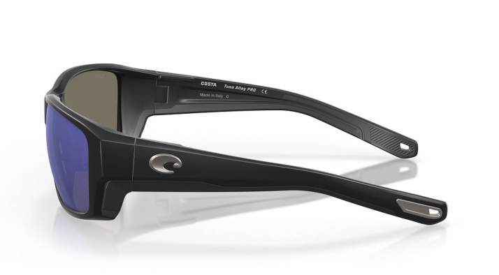 Costa Tuna Alley Pro Blue Mirror 580G, Matte Black