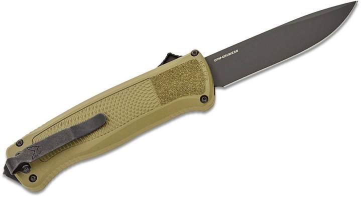 Benchmade Shootout Grivory Green, Cru-Wear клинок чёрн. P 8,87 см