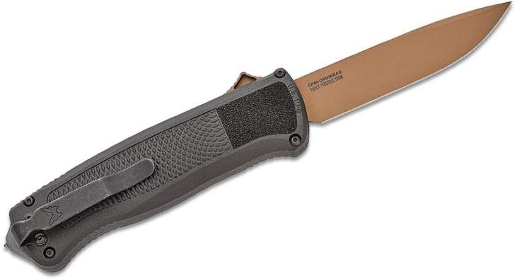 Benchmade Shootout Grivory Black, Cru-Wear клинок P 8,87 см