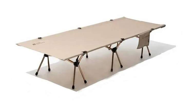 Коричневая раскладушка Mobi Garden PRO