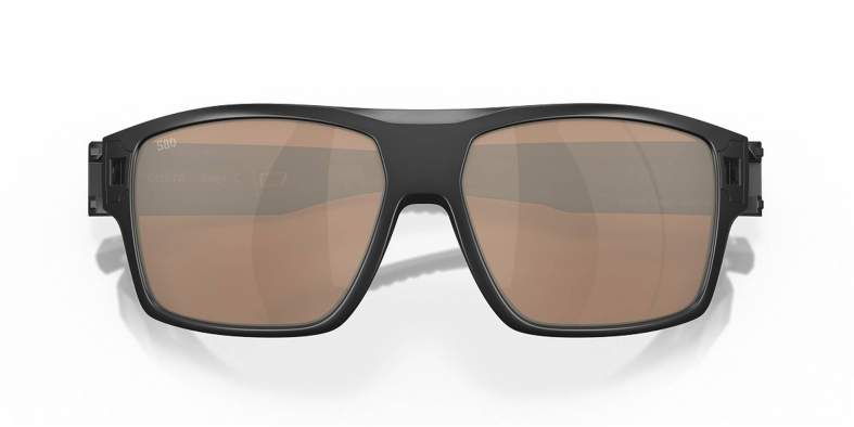 Costa Diego Copper Silver Mirror 580G, Matte Black Frame