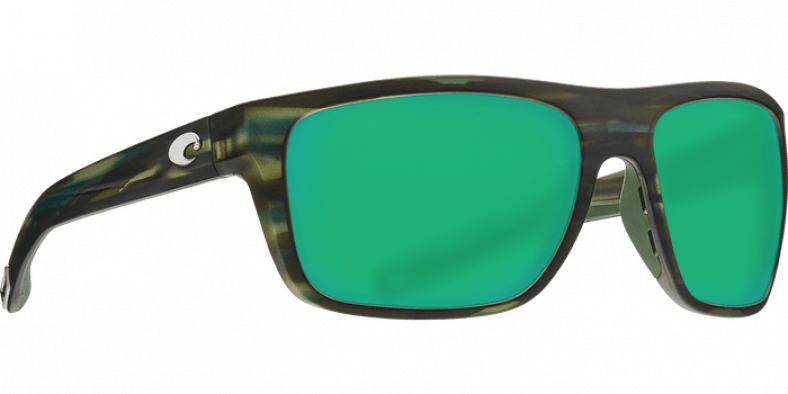 Costa Broadbill, Green Mirror 580P, Matte Reef Frame