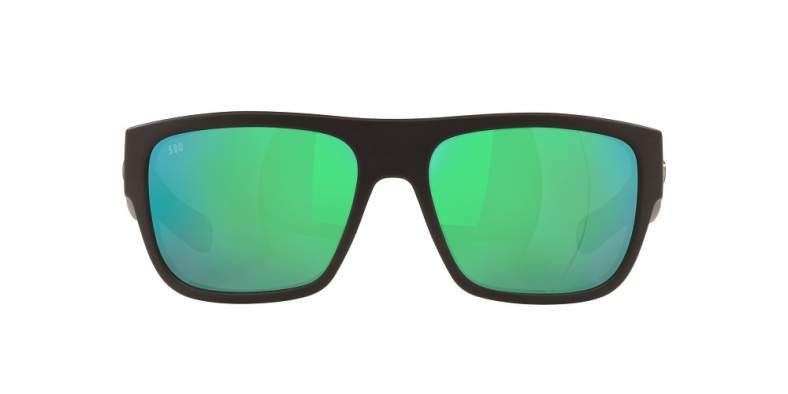 Costa Sampan Green Mirror 580G, Matte Black Frame