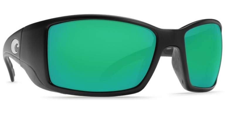 Очки Costa, Blackfin, Green Mirror 580P, Black Frame