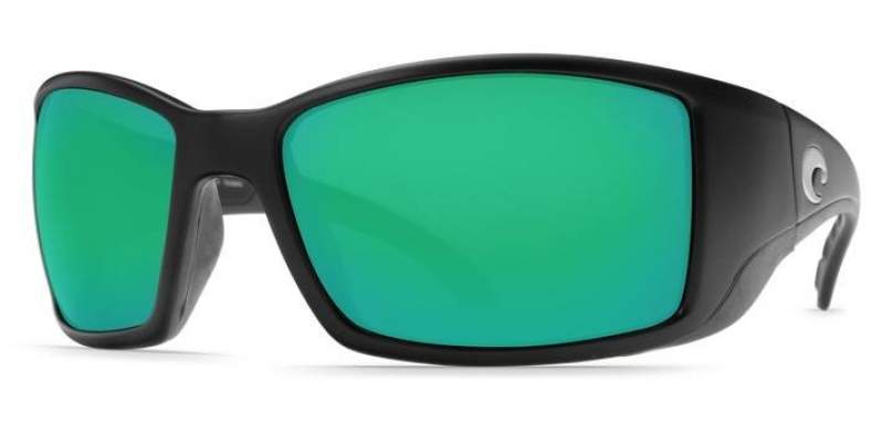 Очки Costa, Blackfin, Green Mirror 580P, Black Frame