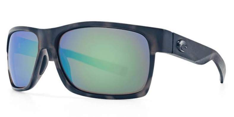Costa Half Moon, Green Mirror 580P, Ocearch Matte Tiger Shark Frame