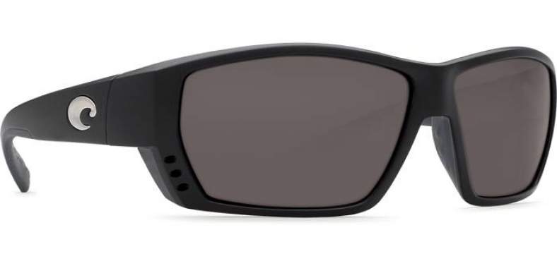 Costa Tuna Alley, Gray 580P C-Mate 1.50, Matte Black frame
