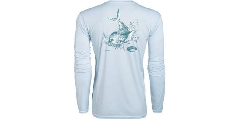 Купить Costa TECHNICAL DORADO LS SHIRT, Light Blue Costa TECHNICAL DORADO LS SHIRT, Light Blue