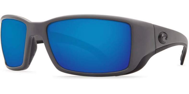 Costa Blackfin Blue Mirror 580P, Matte Gray Frame