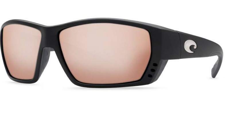 Costa Tuna Alley, Copper Silver Mirror 580P, Black Frame
