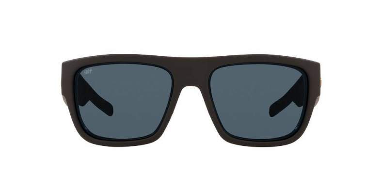 Costa Sampan Gray 580P, Matte Black Ultra Frame