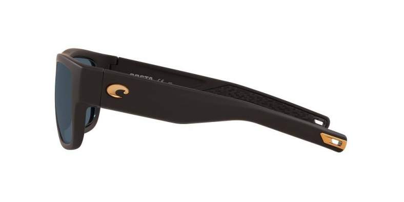 Costa Sampan Gray 580P, Matte Black Ultra Frame