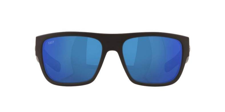 Costa Sampan Blue Mirror 580P, Matte Black Frame