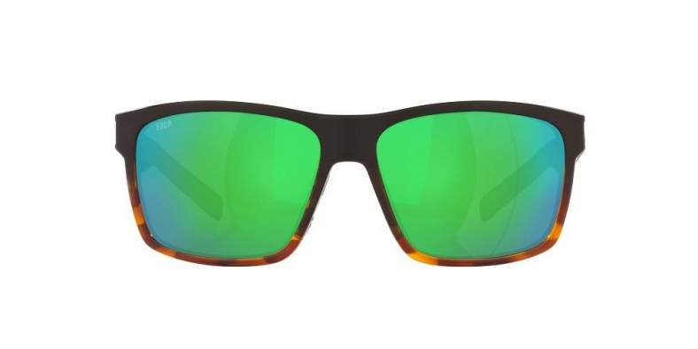 Costa Slack Tide Green Mirror 580P, Matte Black Frame