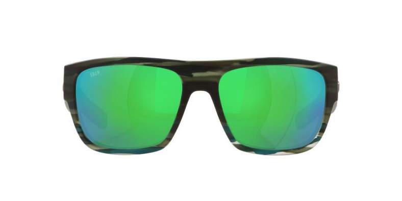 Costa Sampan Green Mirror 580P, Matte Reef