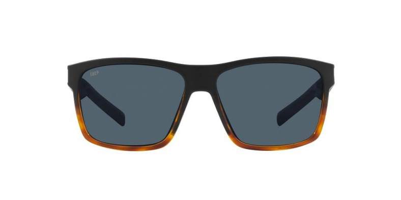 Costa Slack Tide Gray 580P, Matte Black Shiny Tortoise