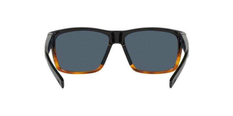 Costa Slack Tide Gray 580P, Matte Black Shiny Tortoise