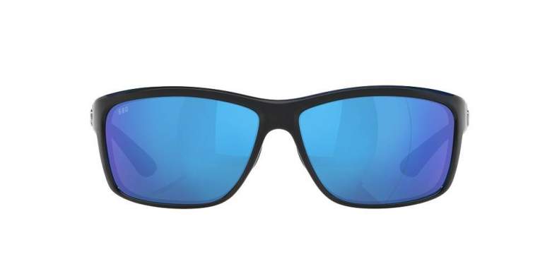 Costa Mag Bay Blue Mirror 580G, Shiny Black