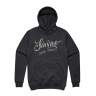 Simms Lager Script Hoody, Charcoal Heather