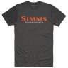 Simms Logo T-Shirt, Charcoal Heather