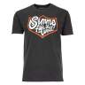 Simms Fish It Well Badge T-Shirt, Charcoal Heather