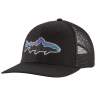 Patagonia Fitz Roy Trout Trucker Hat, Black